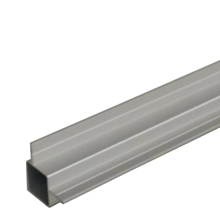 Eztube Extrusion for 1/4in & 1/2in Flush Panel  White, 12in L x 1in W x 1in H 100-182 WH 1
